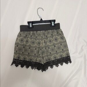 Matilda Jane Gray Patterned Kids Shorts